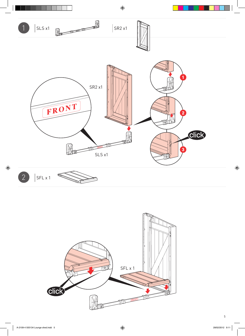 Keter Lounge Shed User Manual | Page 5 / 16