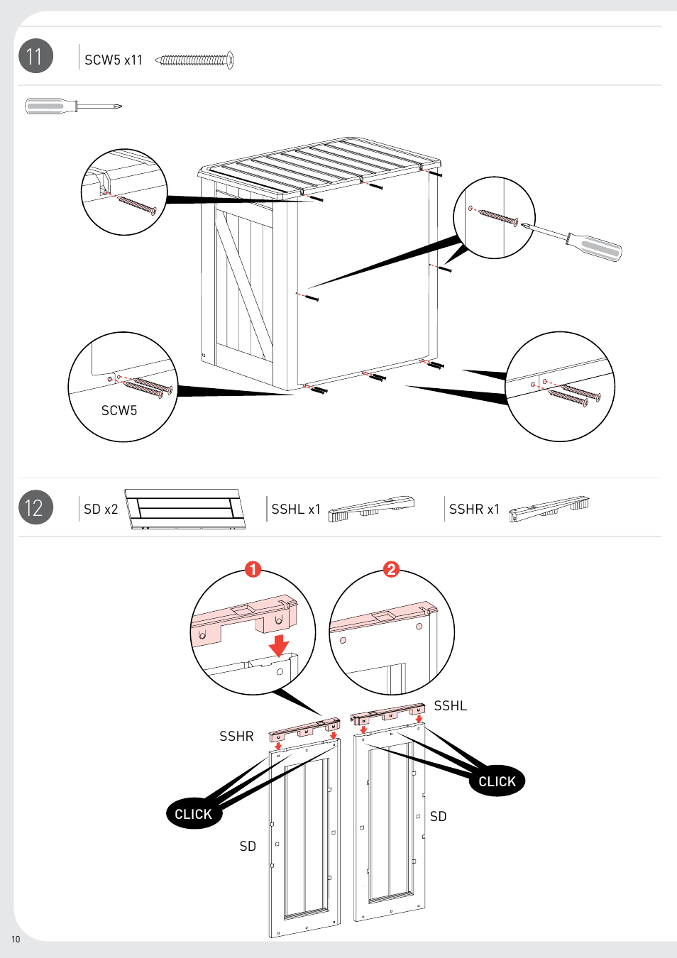 Keter Midi Store User Manual | Page 10 / 16