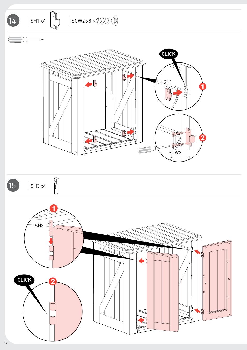 Keter Midi Store User Manual | Page 12 / 16