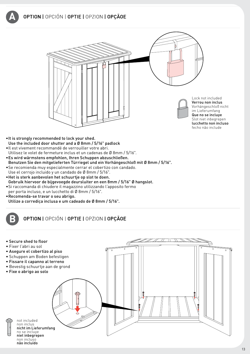 Keter Midi Store User Manual | Page 13 / 16