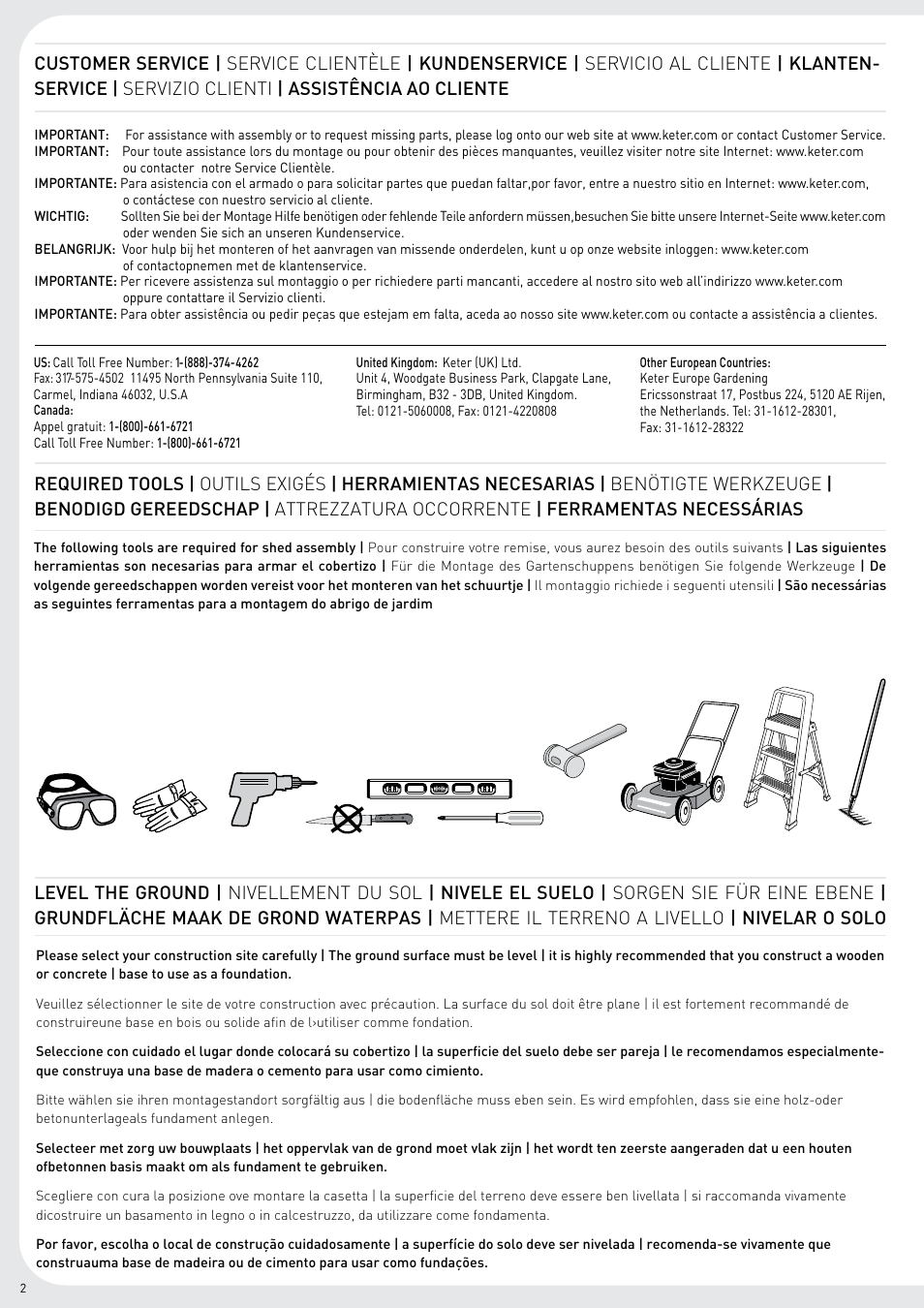 Keter Midi Store User Manual | Page 2 / 16
