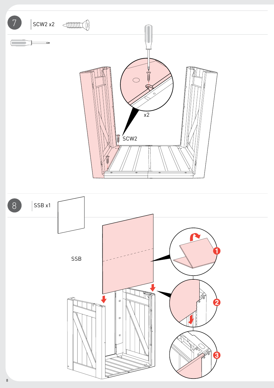 Keter Midi Store User Manual | Page 8 / 16