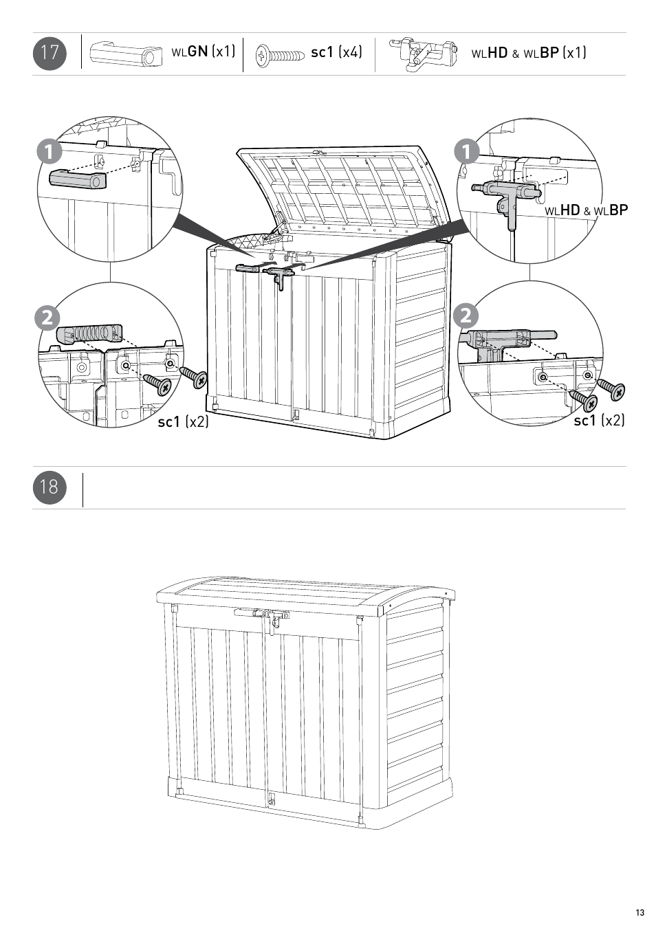 Keter Store-It-Out Arc User Manual | Page 13 / 20