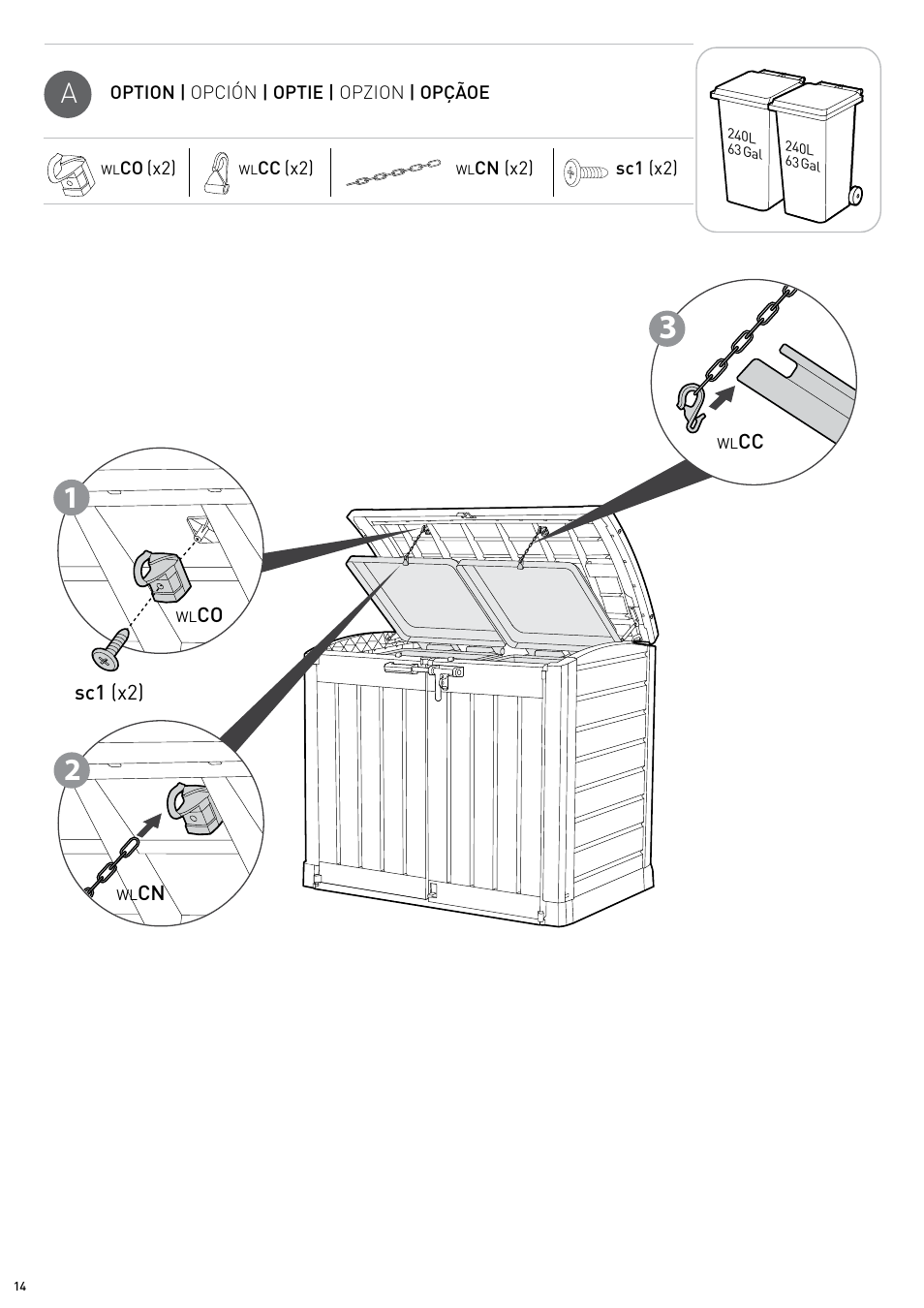 Keter Store-It-Out Arc User Manual | Page 14 / 20
