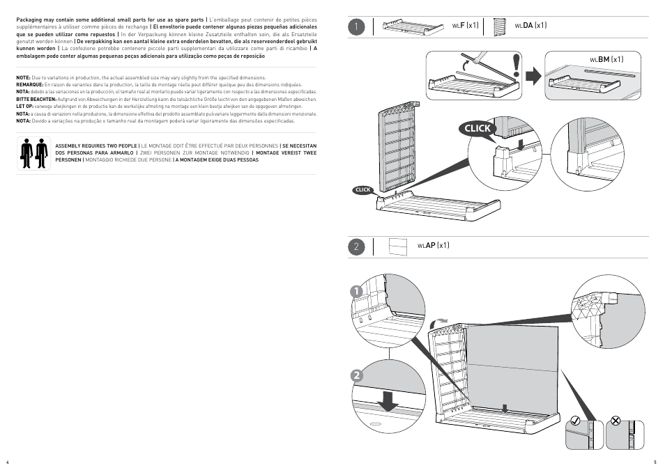 Click | Keter Store-It-Out MAX User Manual | Page 3 / 11