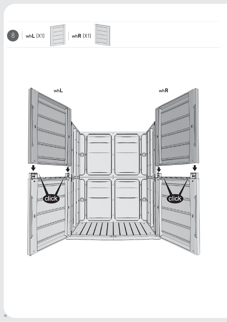 Keter Woodland High User Manual | Page 10 / 19