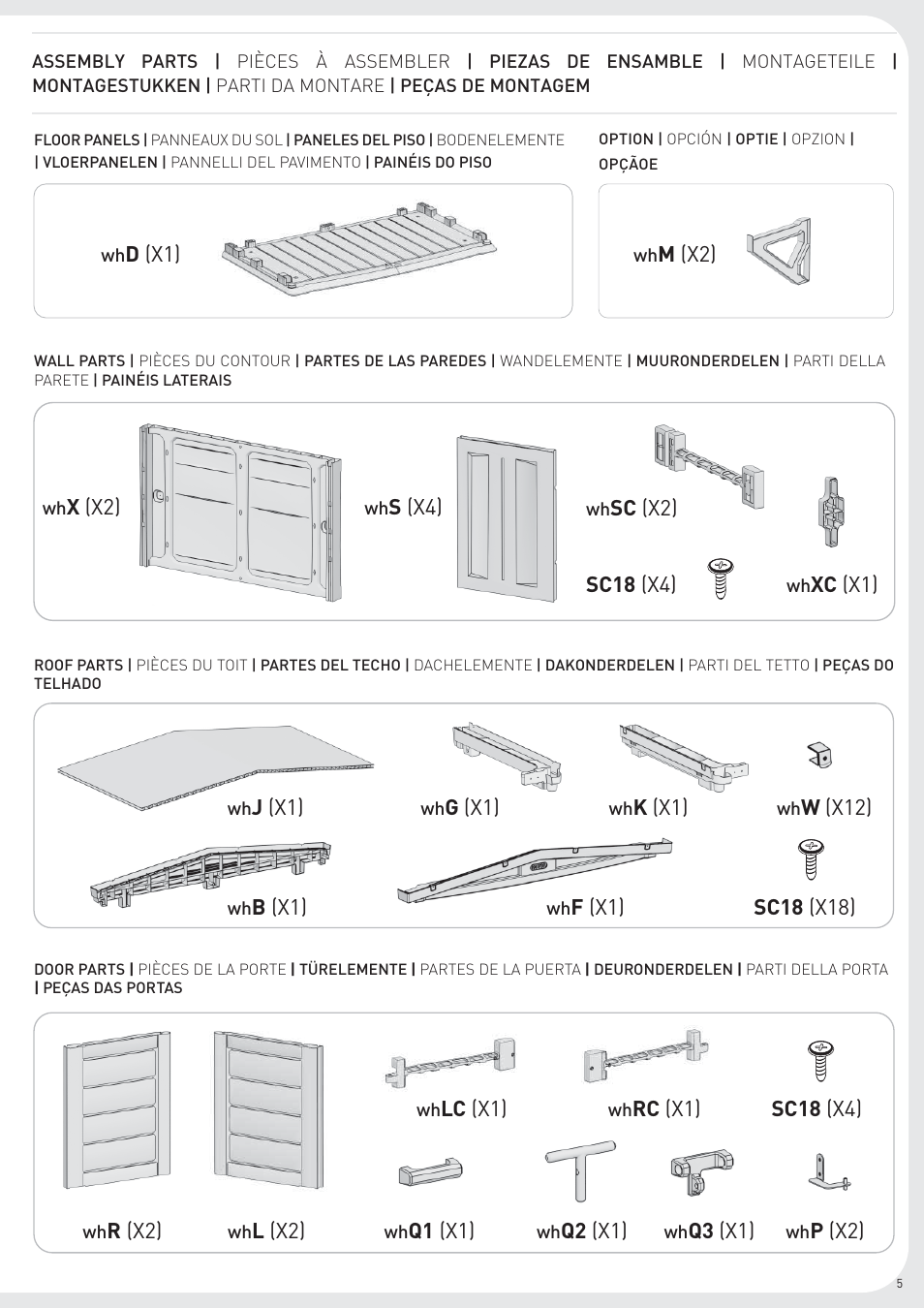 Keter Woodland High User Manual | Page 5 / 19