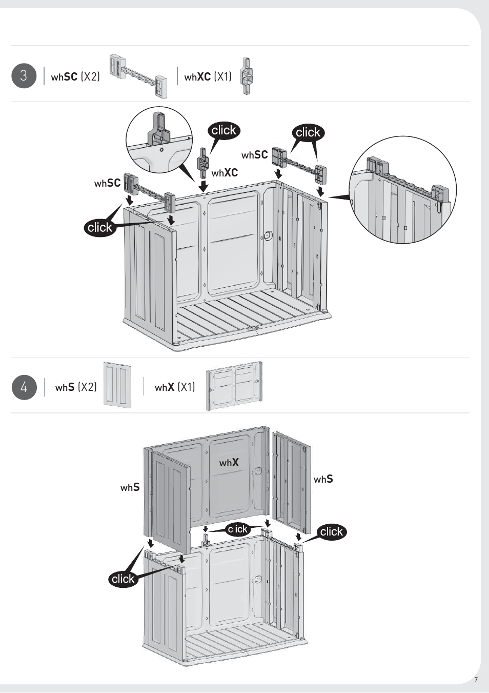 Keter Woodland High User Manual | Page 7 / 19