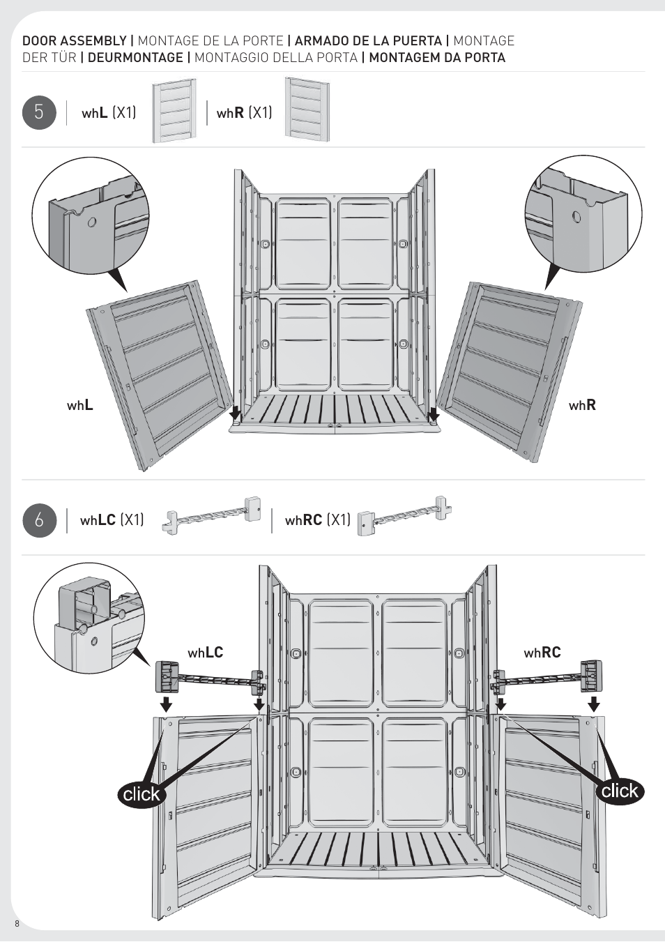 Keter Woodland High User Manual | Page 8 / 19