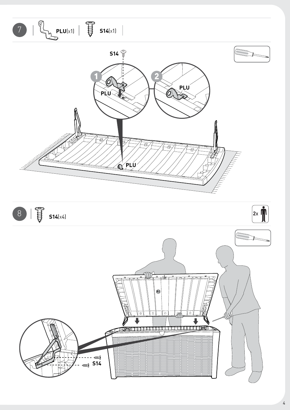 Keter Borneo Storage Box User Manual | Page 5 / 8