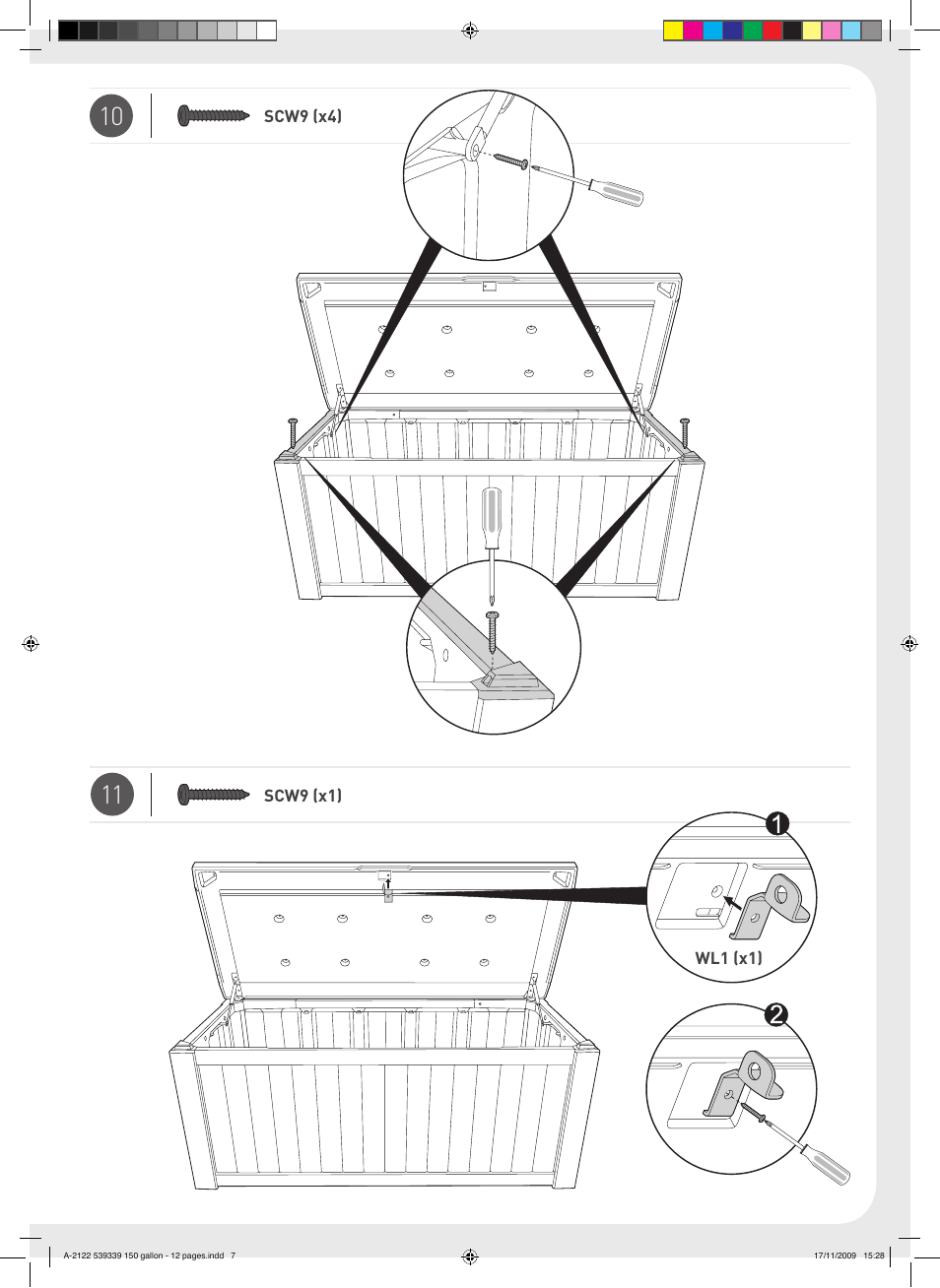 Keter Jumbo Deck Box User Manual | Page 7 / 12