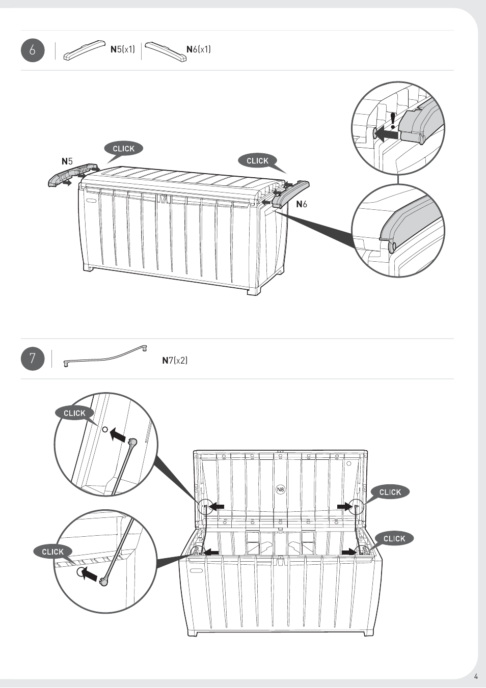 Keter Novel Storage Box User Manual | Page 5 / 8