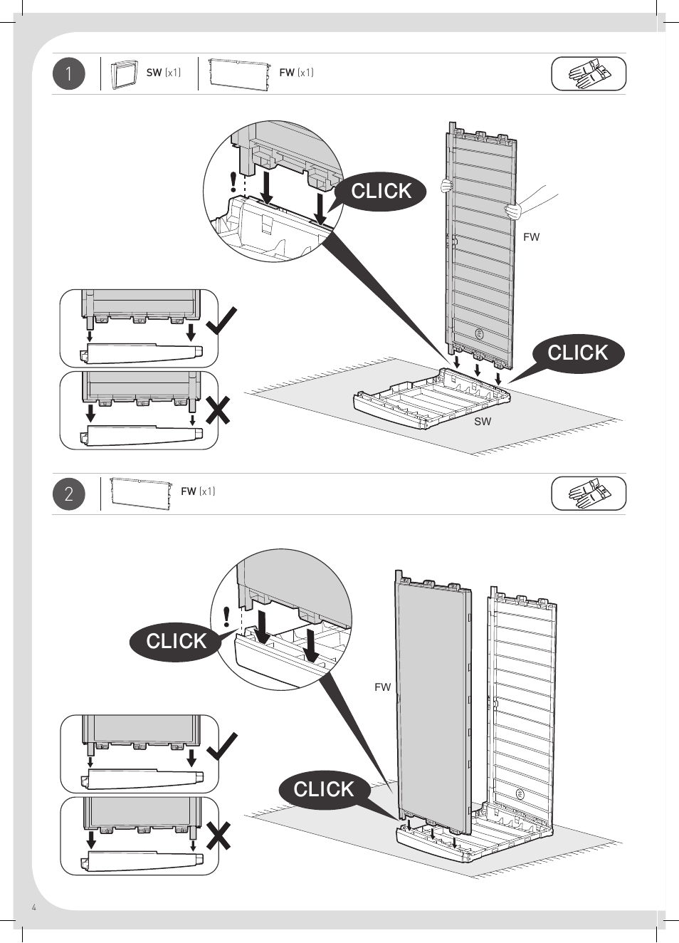 Click | Keter Sumatra Deck Box User Manual | Page 4 / 12