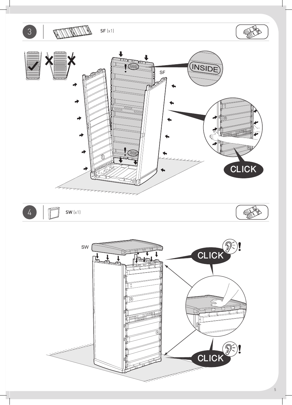 Click | Keter Sumatra Deck Box User Manual | Page 5 / 12