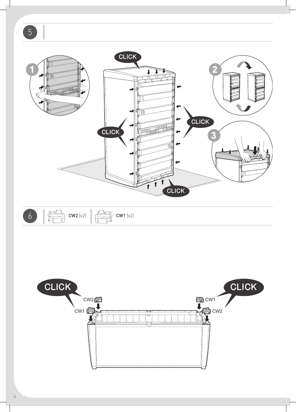 Click | Keter Sumatra Deck Box User Manual | Page 6 / 12