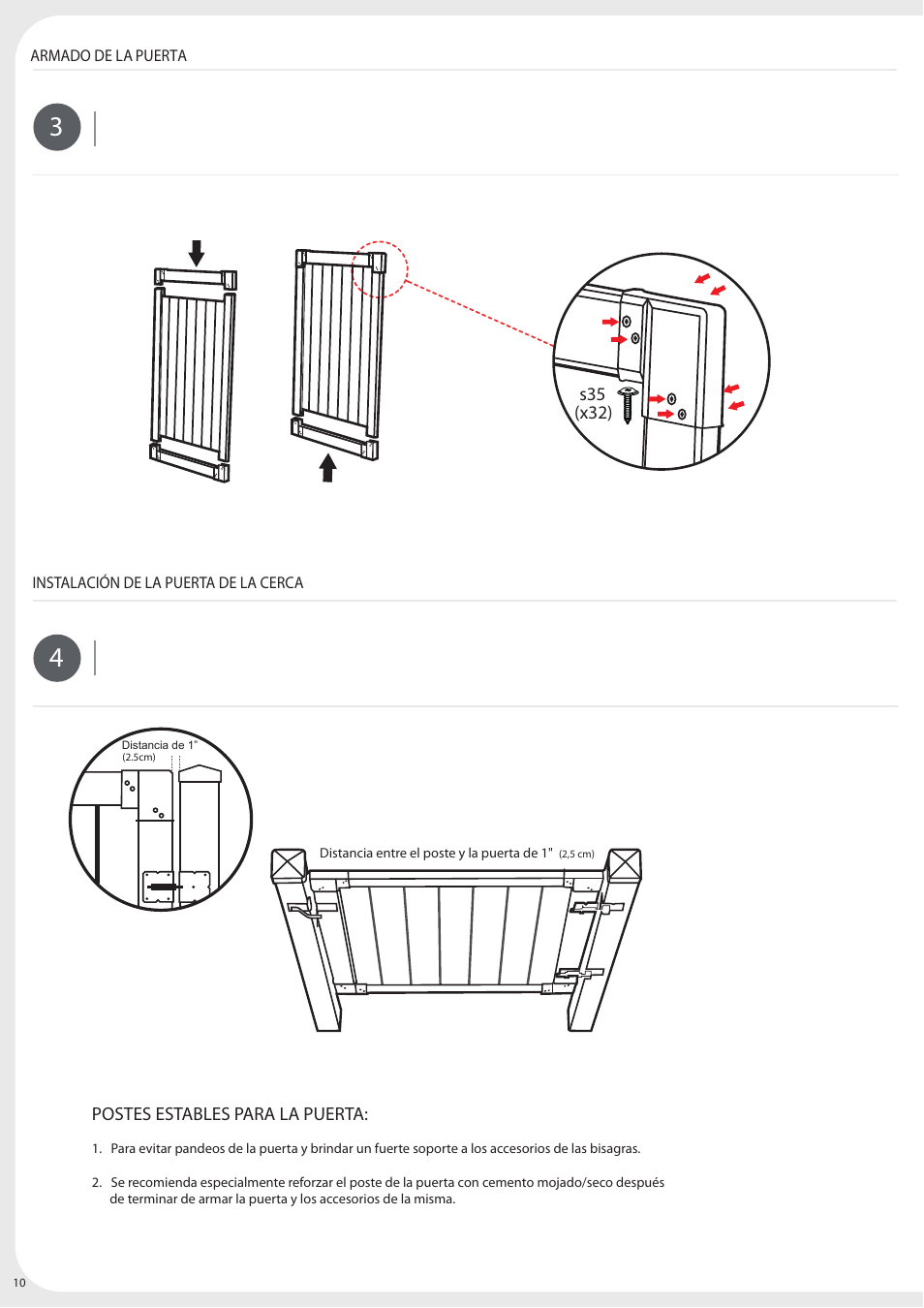 Keter Privacy Gate 4x6 User Manual | Page 10 / 28