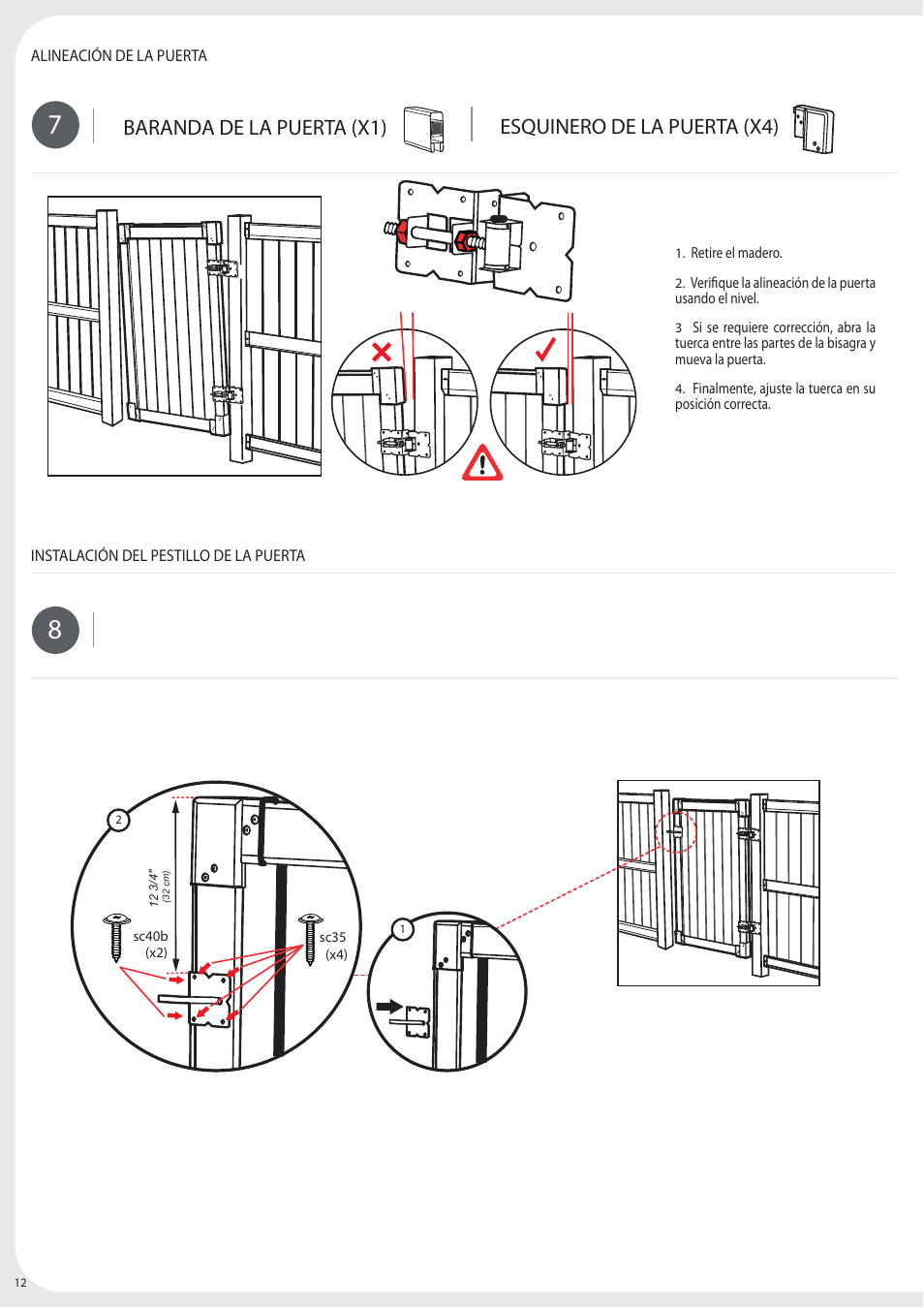 Keter Privacy Gate 4x6 User Manual | Page 12 / 28