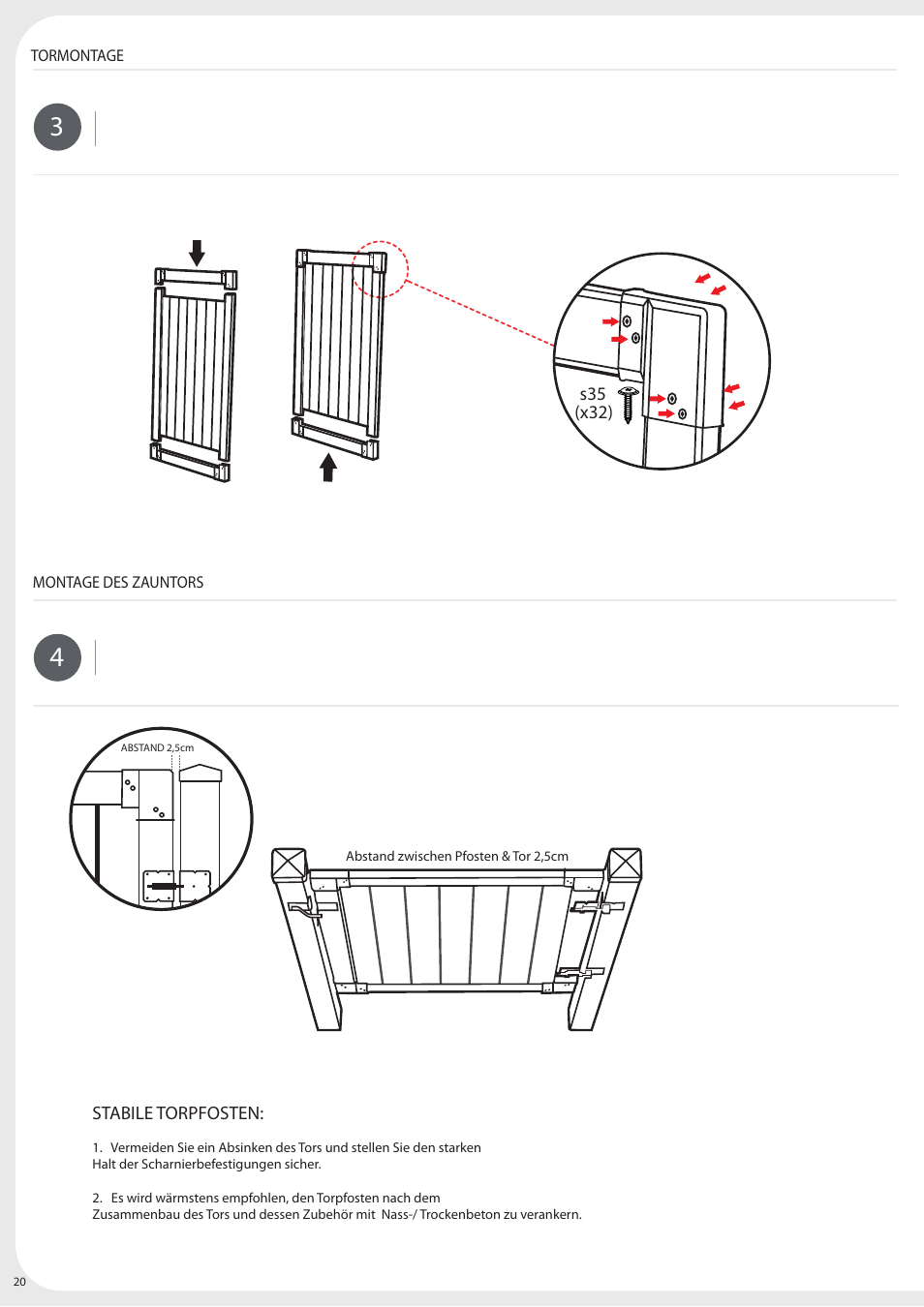 Keter Privacy Gate 4x6 User Manual | Page 20 / 28