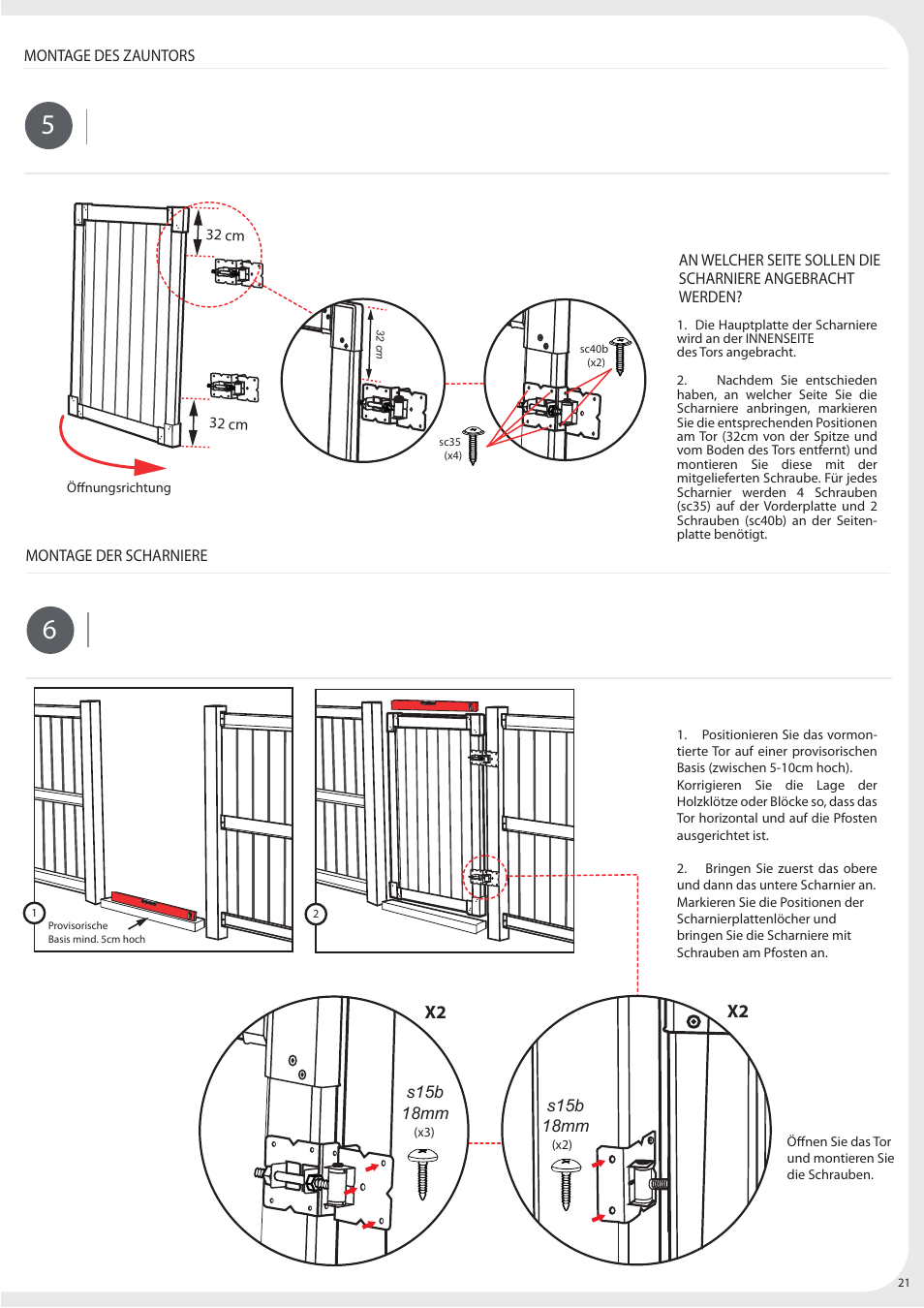 Keter Privacy Gate 4x6 User Manual | Page 21 / 28