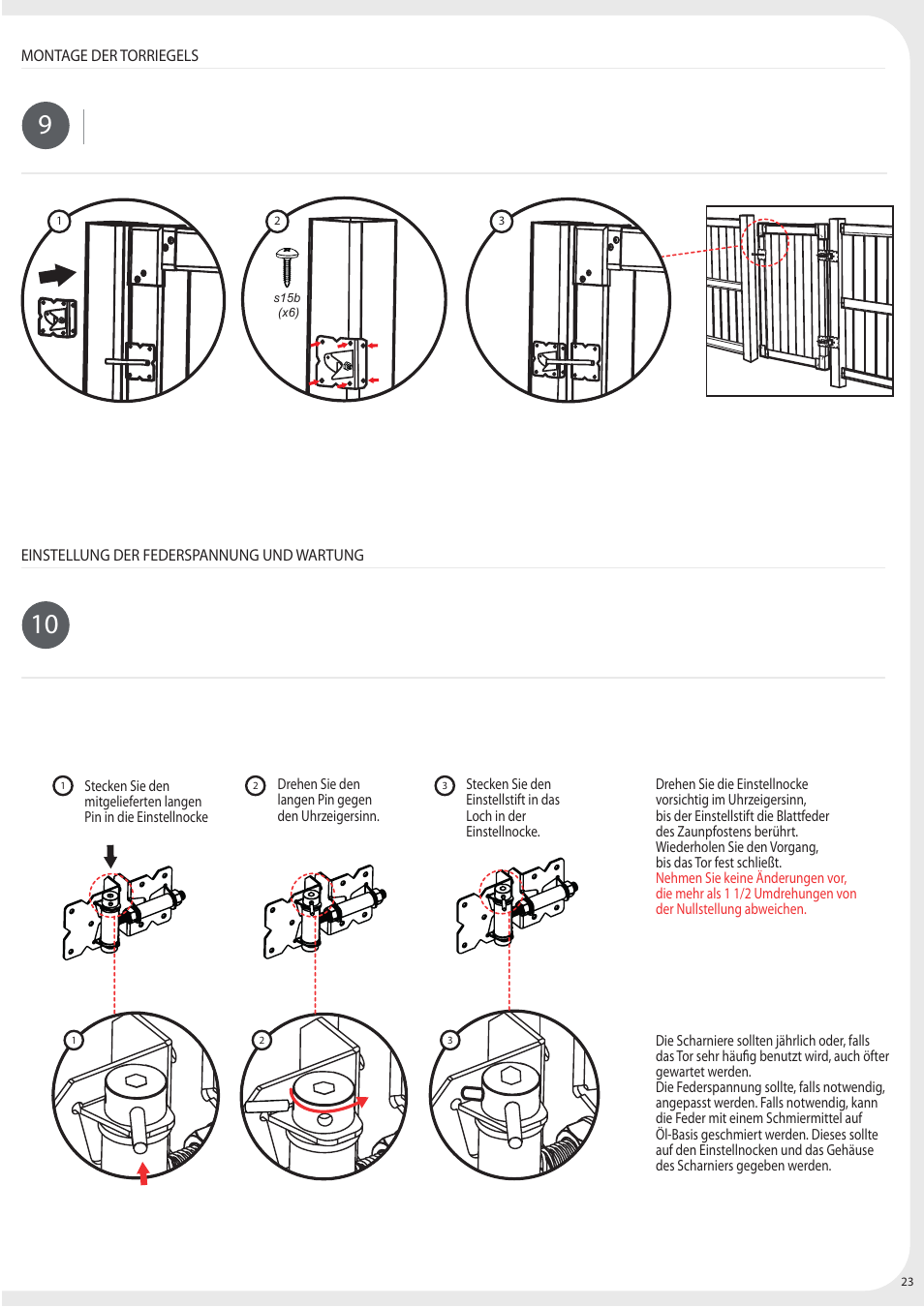 Keter Privacy Gate 4x6 User Manual | Page 23 / 28