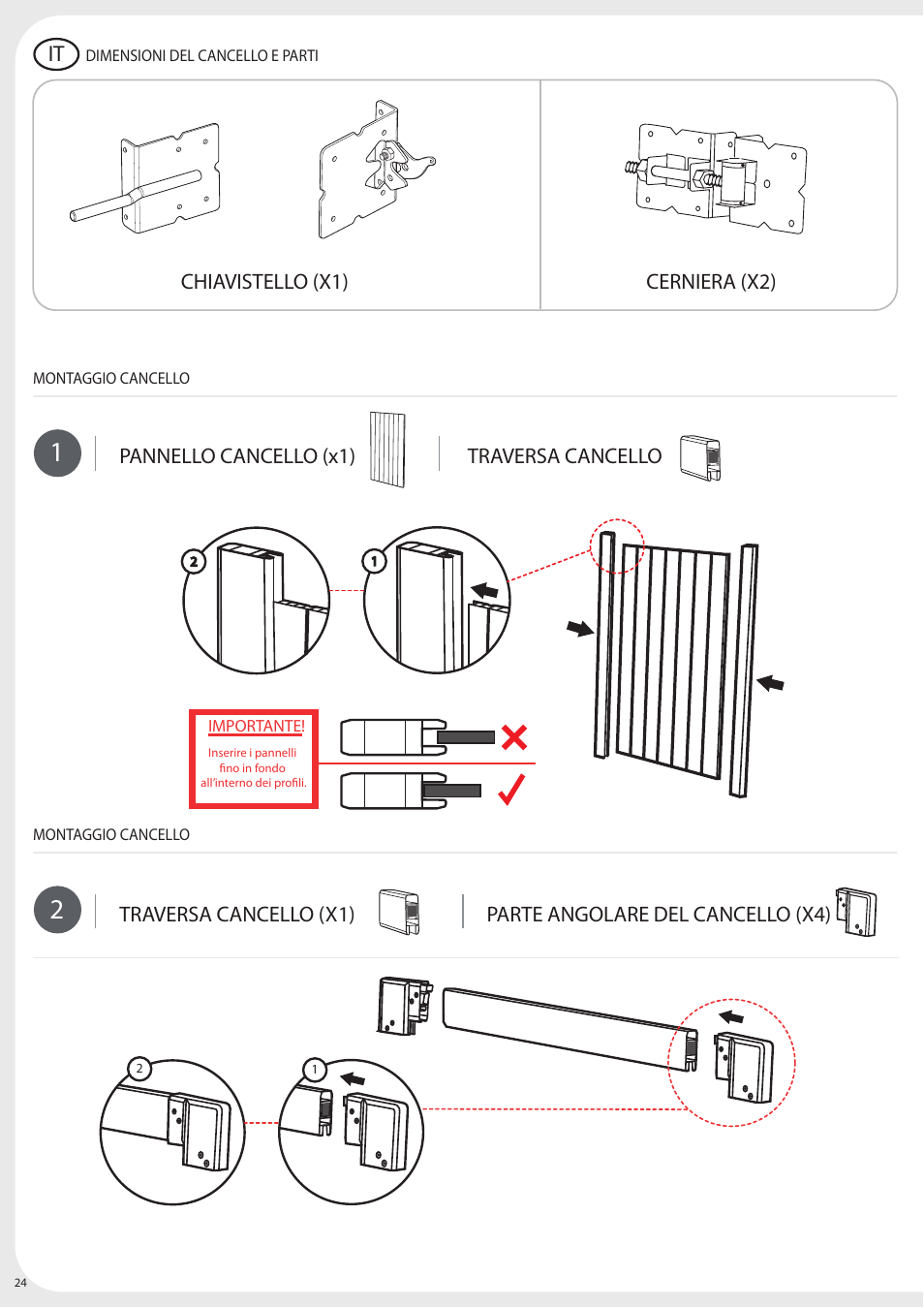 Keter Privacy Gate 4x6 User Manual | Page 24 / 28