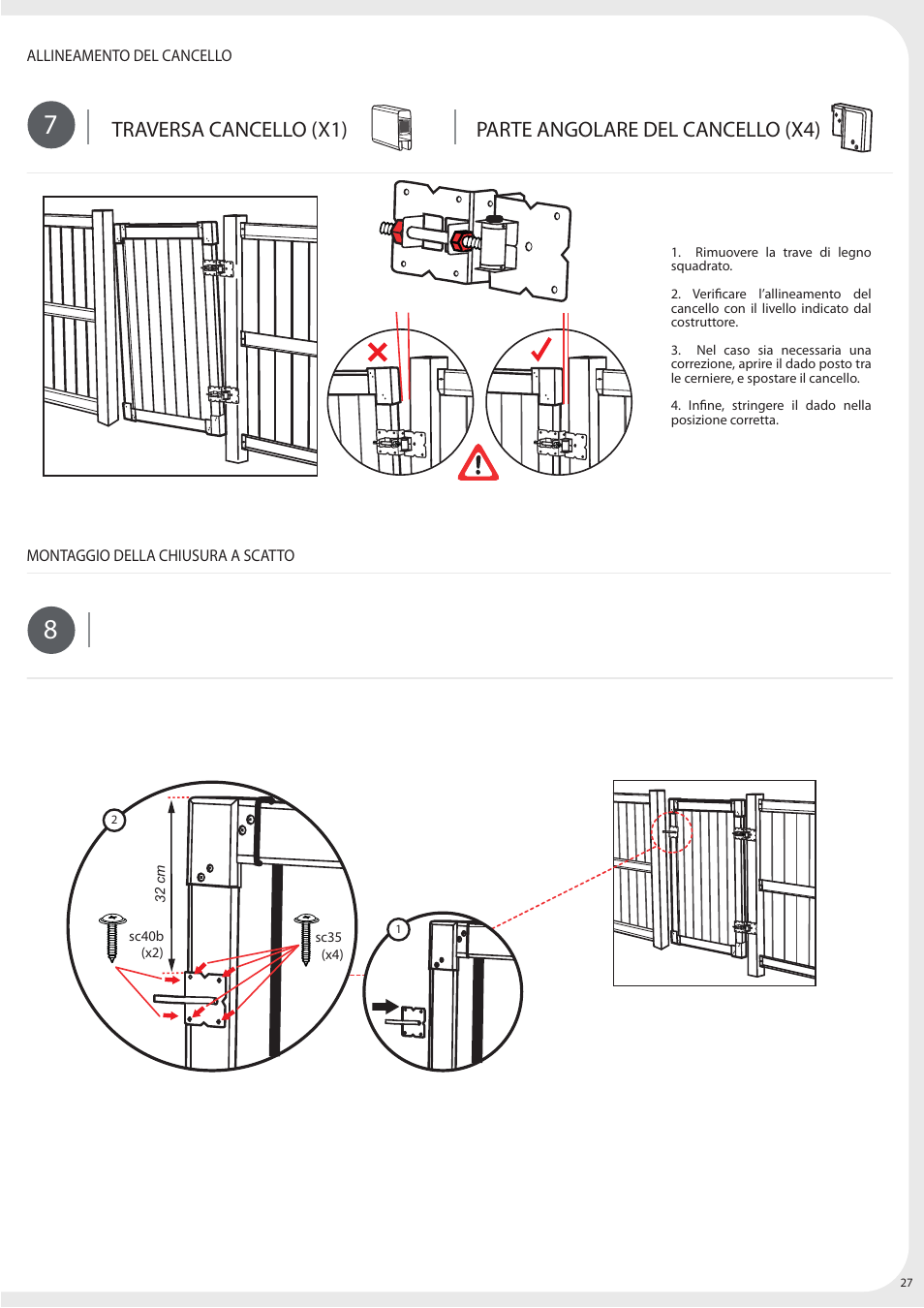 Keter Privacy Gate 4x6 User Manual | Page 27 / 28
