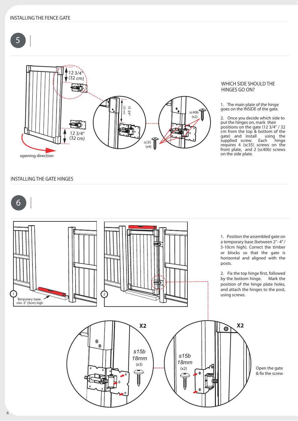 Keter Privacy Gate 4x6 User Manual | Page 6 / 28