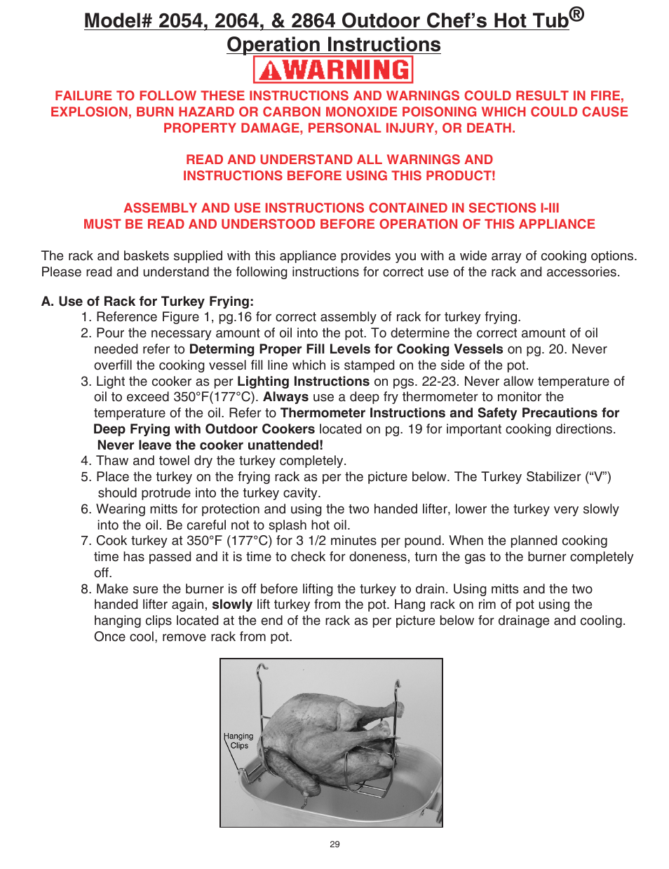 King Kooker Cast Cookers with Timers User Manual | Page 29 / 40