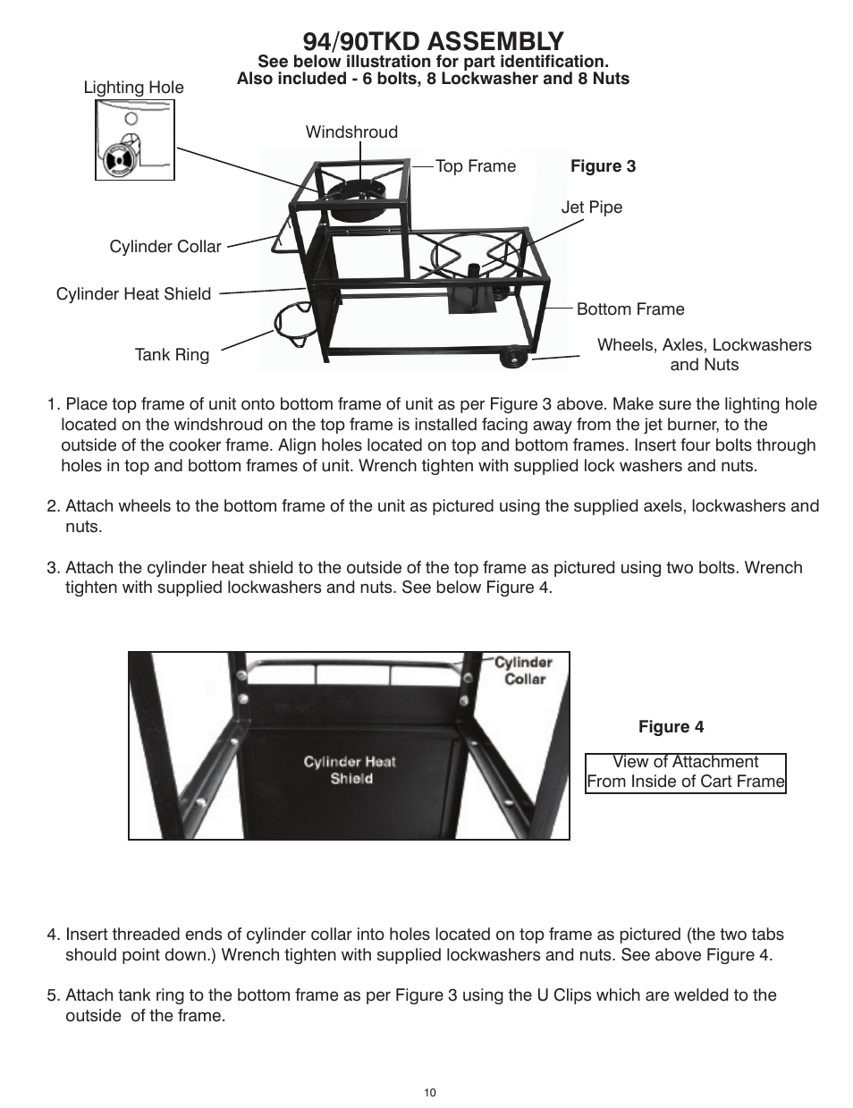 94/90tkd assembly | King Kooker Jet and Combination Burners User Manual | Page 10 / 24