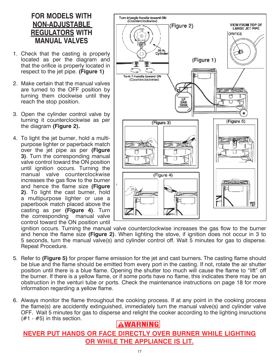 King Kooker Jet and Combination Burners User Manual | Page 17 / 24