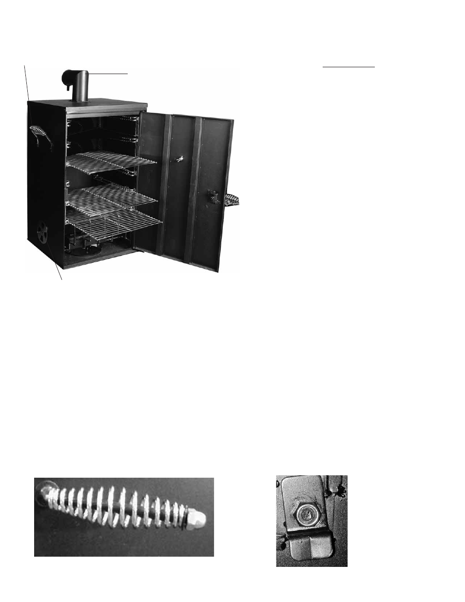 Smoker cabinet assembly | King Kooker 2206 Heavy Duty Portable Propane Outdoor Smoker with Cooker Package User Manual | Page 11 / 30