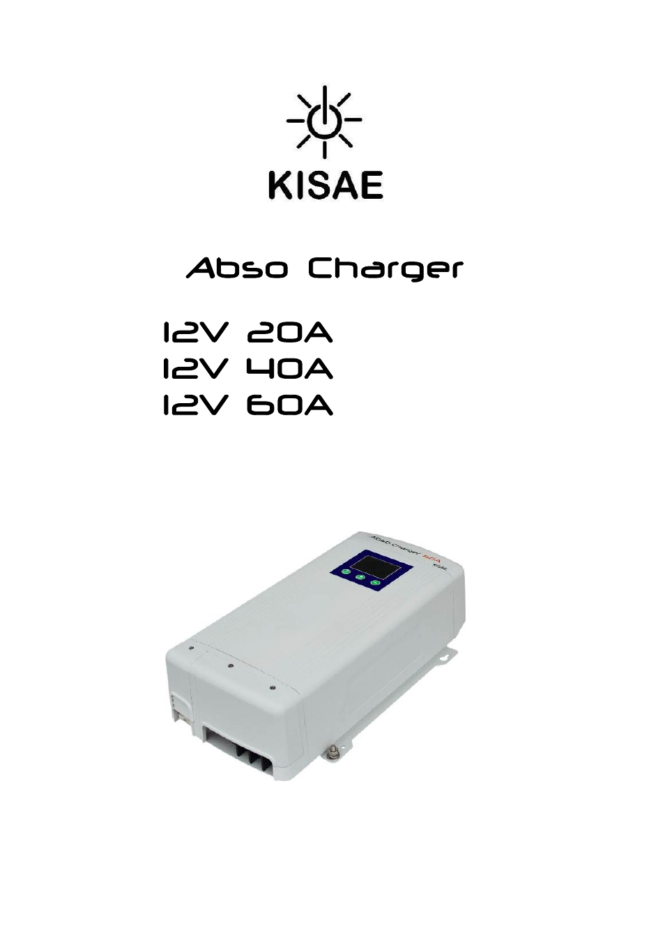 KISAE AC1260 Abso Charger 12V 60A User Manual | 18 pages