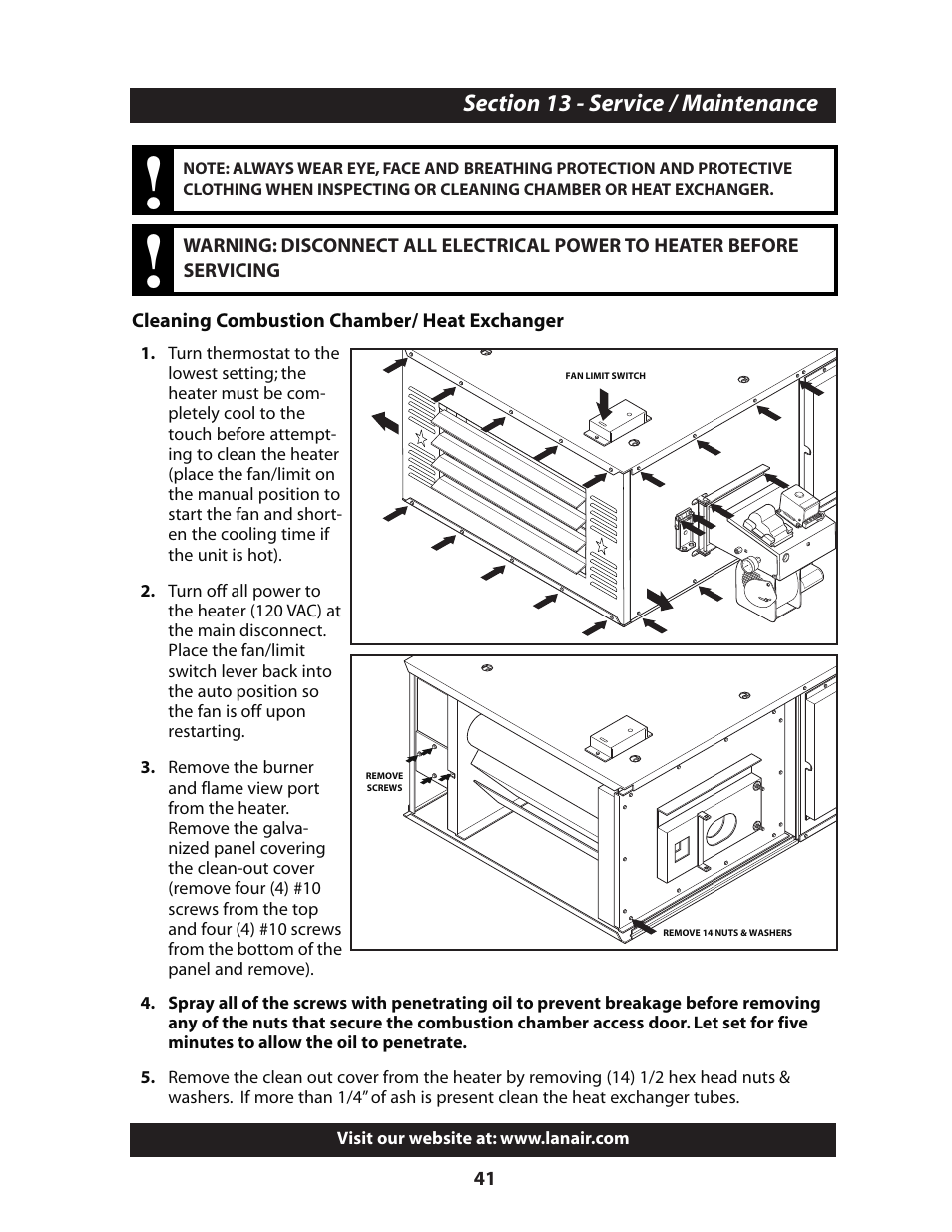 Lanair MX200 User Manual | Page 45 / 56