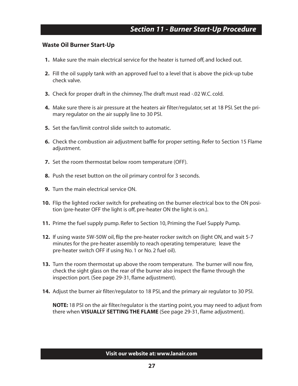 Lanair MX300 User Manual | Page 31 / 56