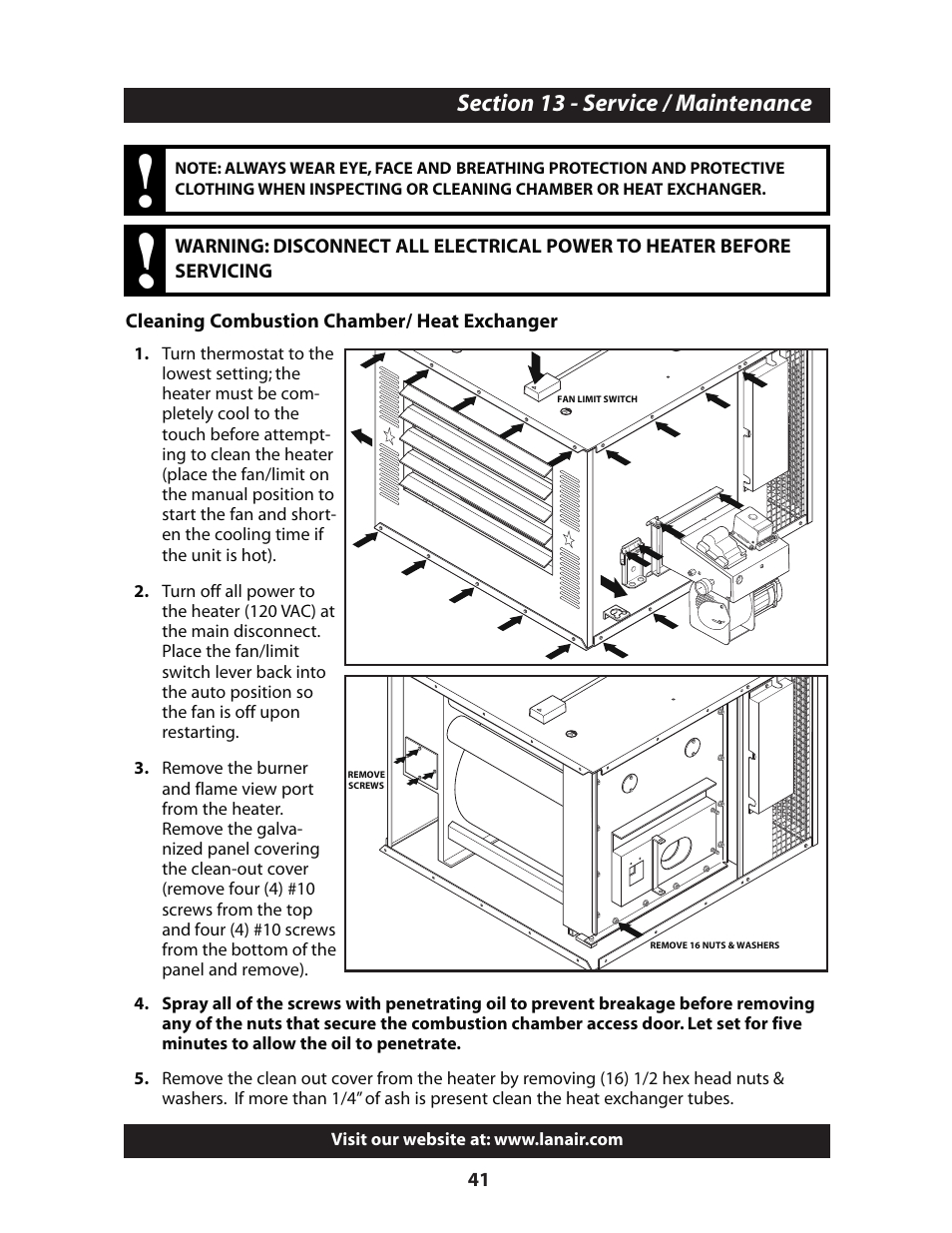 Lanair MX300 User Manual | Page 45 / 56