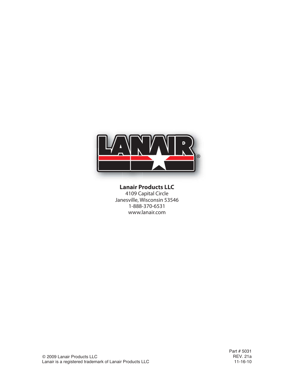 Lanair MX300 User Manual | Page 56 / 56