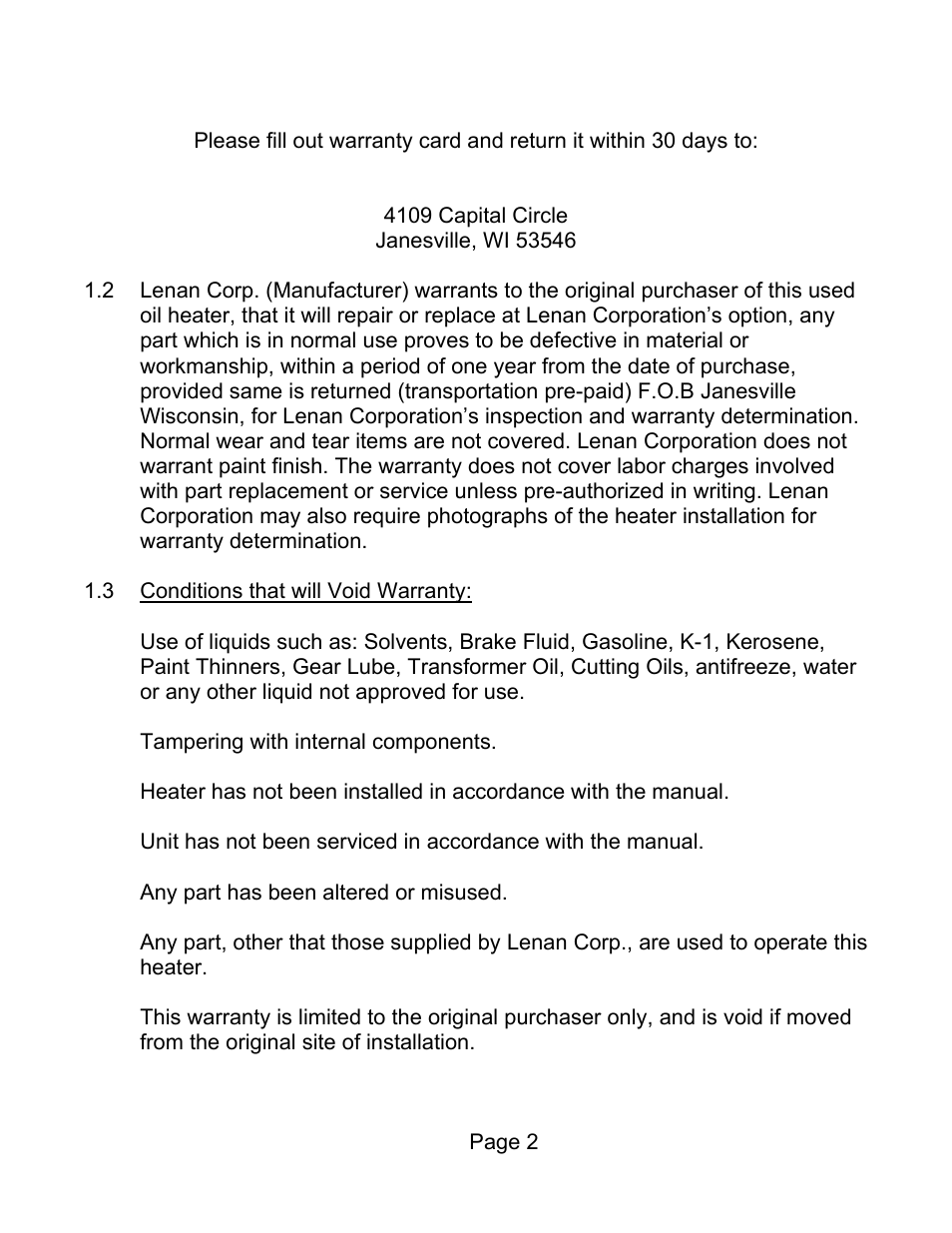 Lanair HI140 User Manual | Page 3 / 85