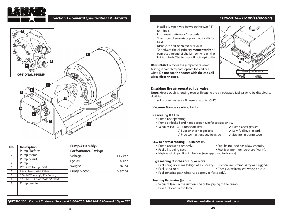 Lanair DHI 300 User Manual | Page 8 / 52