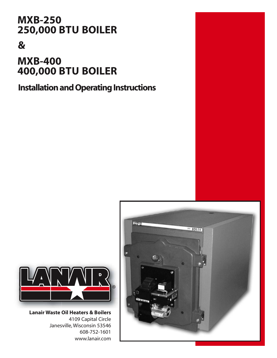 Lanair MXB400 User Manual | 44 pages