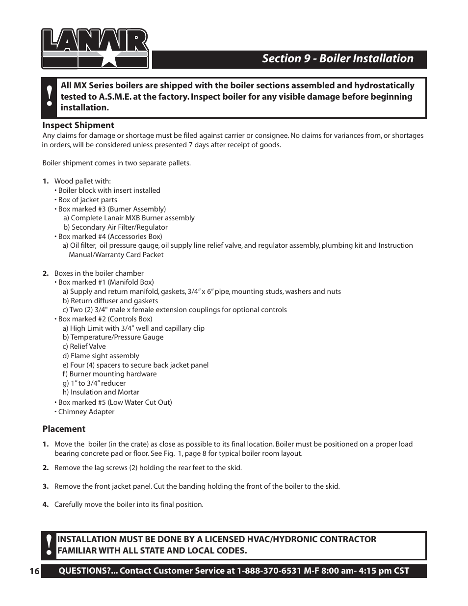 Lanair MXB400 User Manual | Page 16 / 44