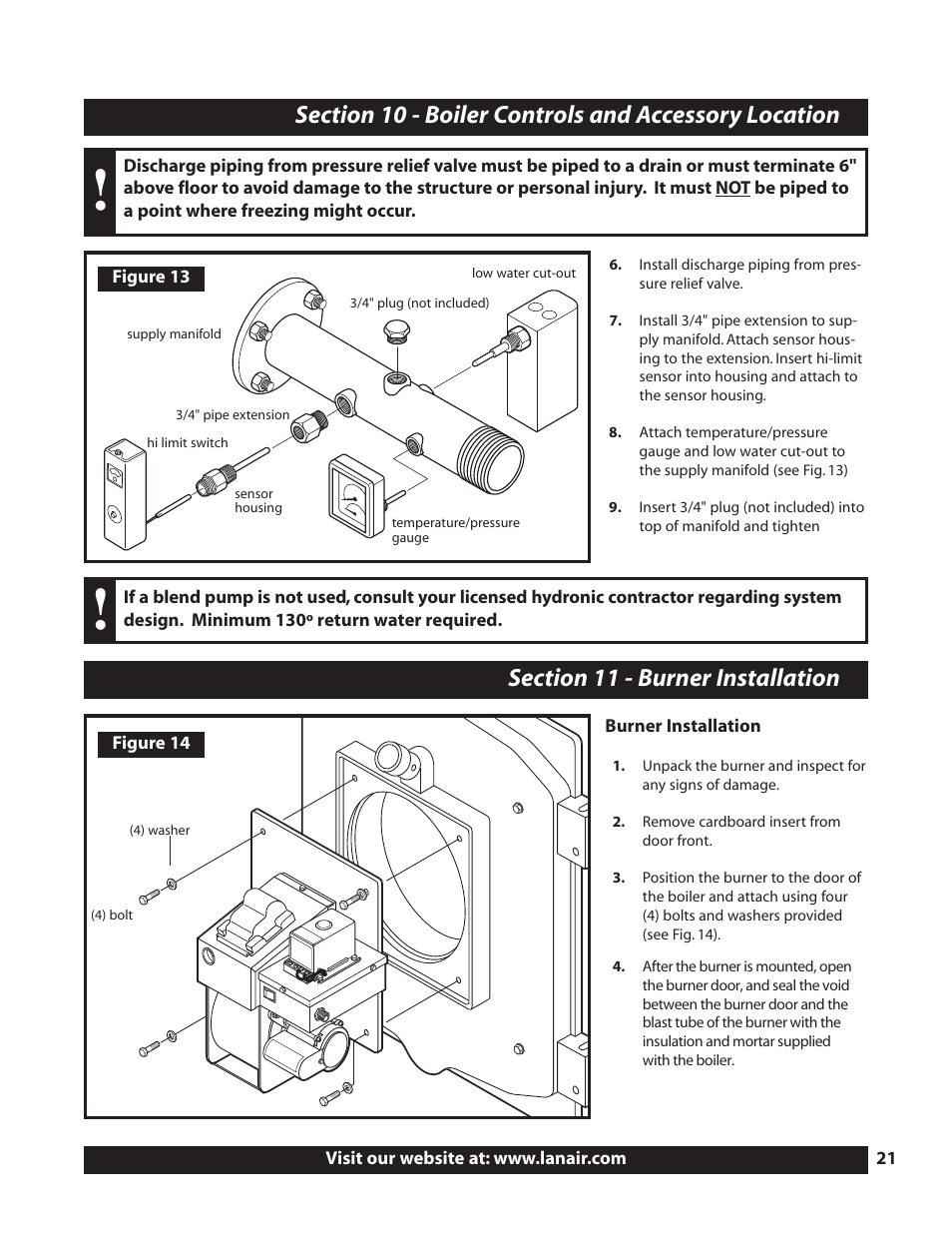 3ection | Lanair MXB400 User Manual | Page 21 / 44