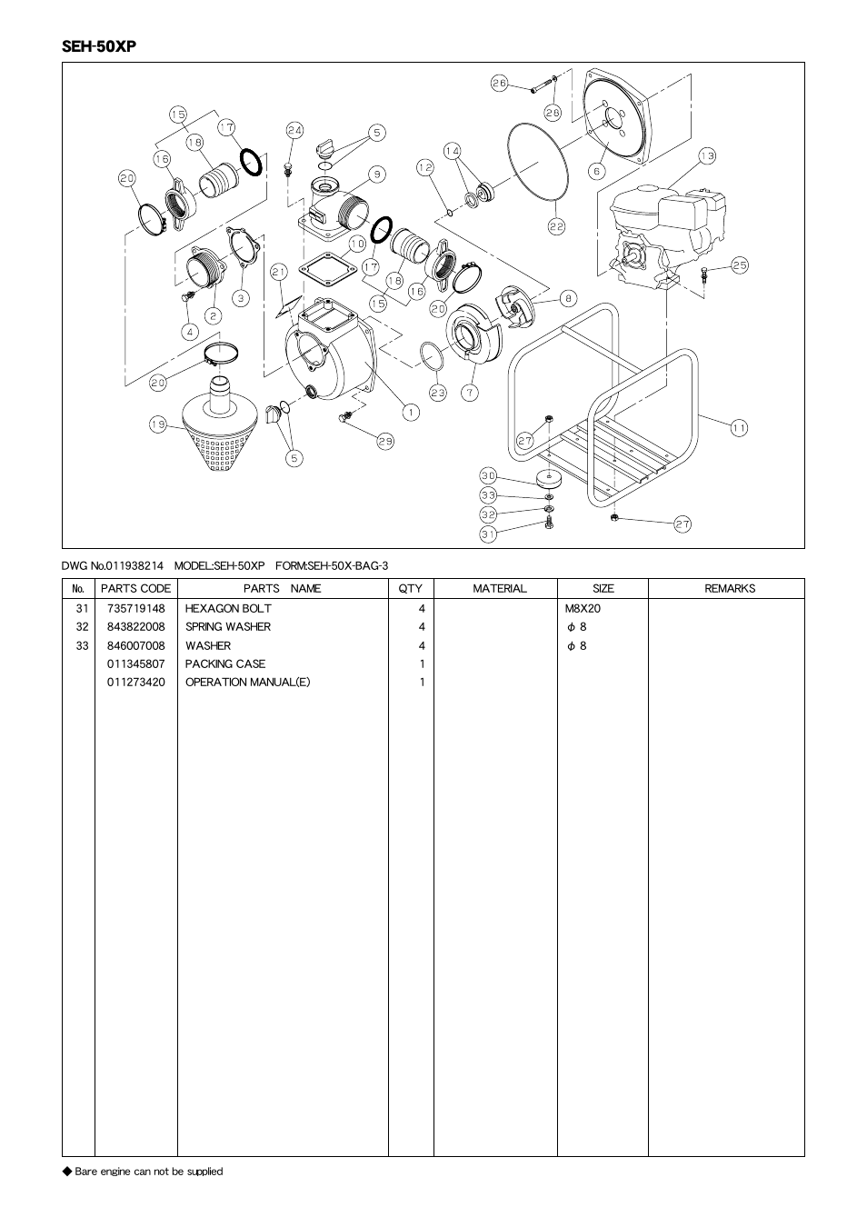 Seh-50xp | KOSHIN SEH-50X User Manual | Page 2 / 2