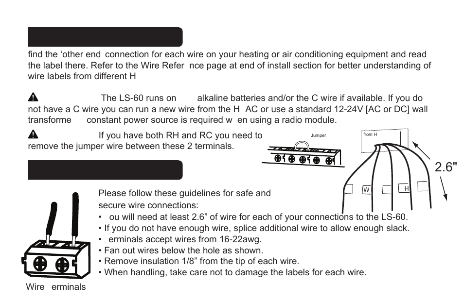 Y rh rc g a, What wires do you have, Prepare wires | LOCKSTATE LS-60 Installation Guide User Manual | Page 4 / 18