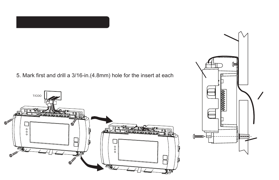 Wall wires wall anchor, Mount the ls-60 to wall | LOCKSTATE LS-60 Installation Guide User Manual | Page 7 / 18