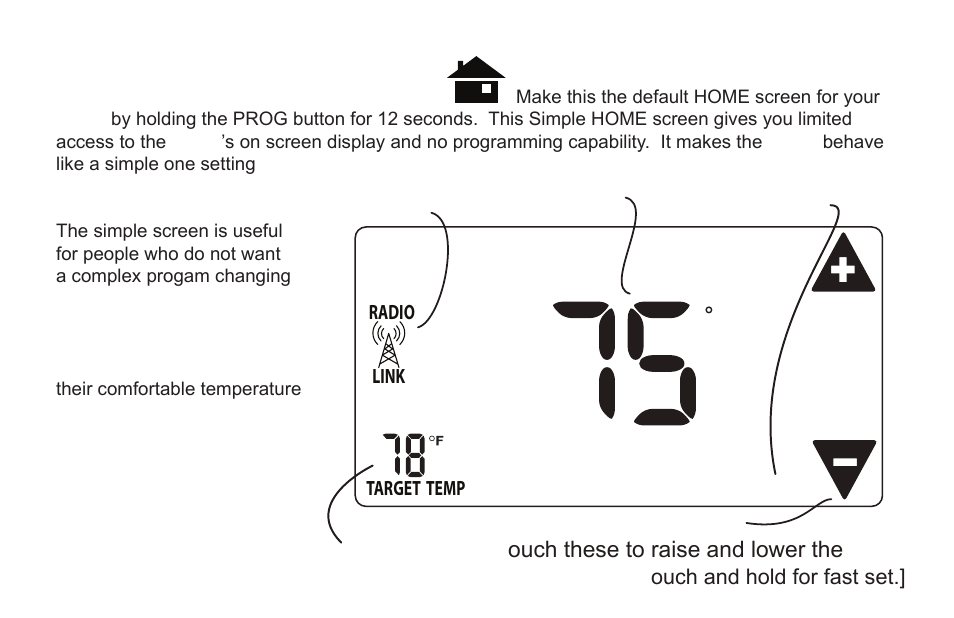 Simple home screen | LOCKSTATE LS-60 Operation Guide User Manual | Page 6 / 16