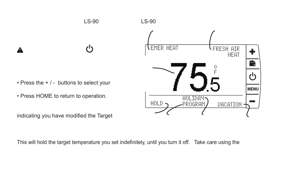 Manual screen | LOCKSTATE LS-90 Operation Guide User Manual | Page 5 / 20
