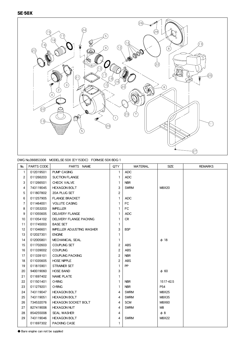 KOSHIN SE-50X User Manual | 2 pages