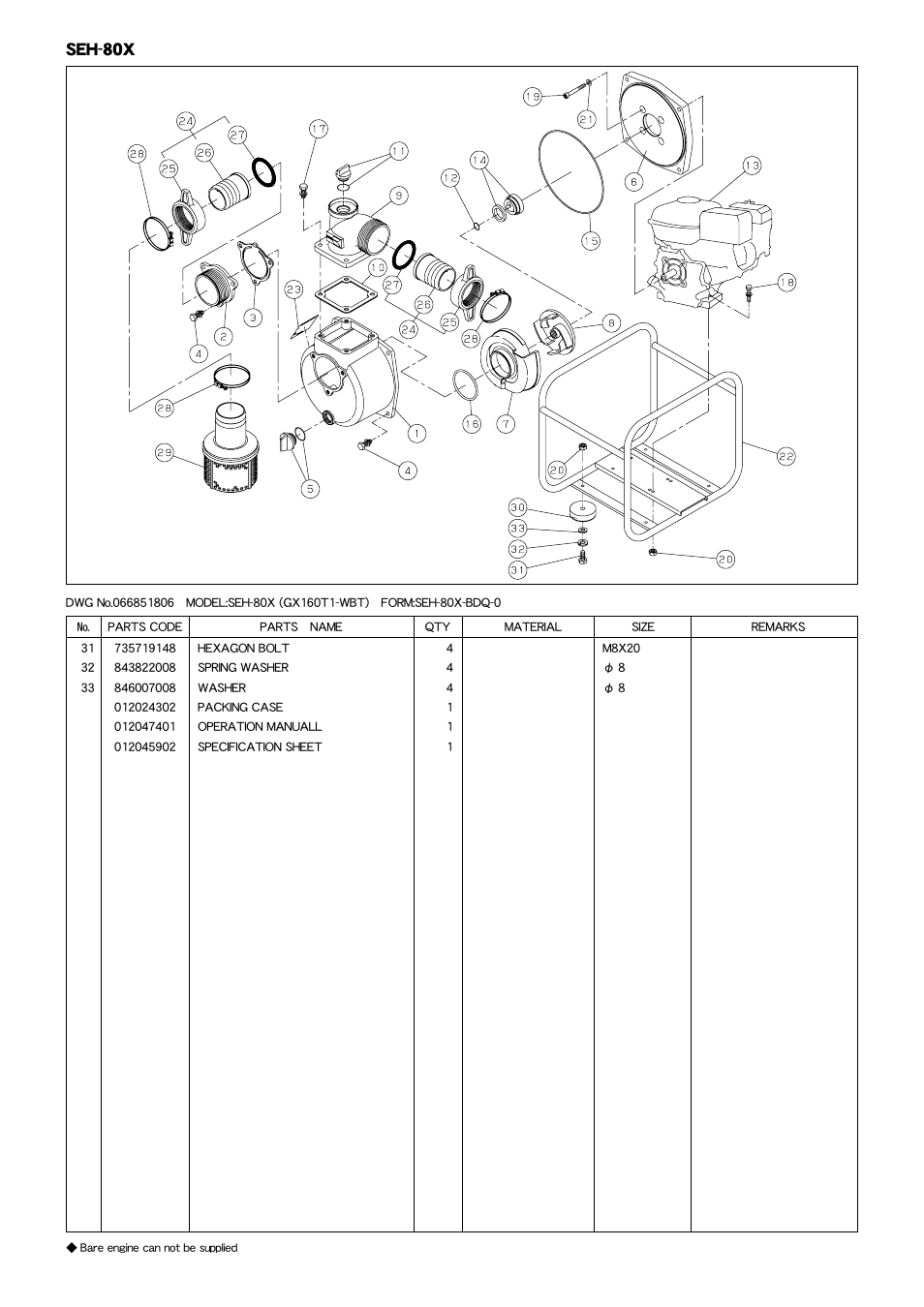 Seh-80x | KOSHIN SEH-80X User Manual | Page 2 / 2