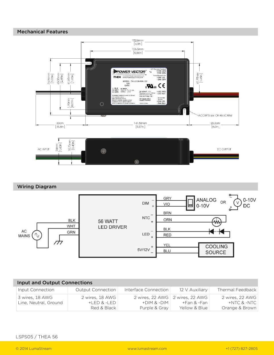 LumaStream THEA 56 User Manual | Page 3 / 4