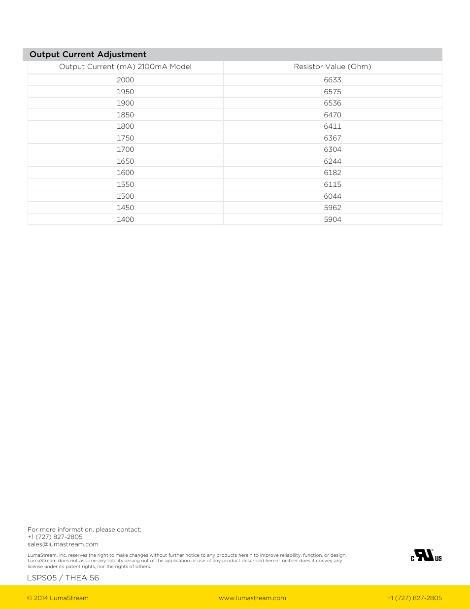 LumaStream THEA 56 User Manual | Page 4 / 4